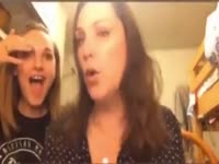 Mom Flashes Her Tits In Front Of Her Daughter